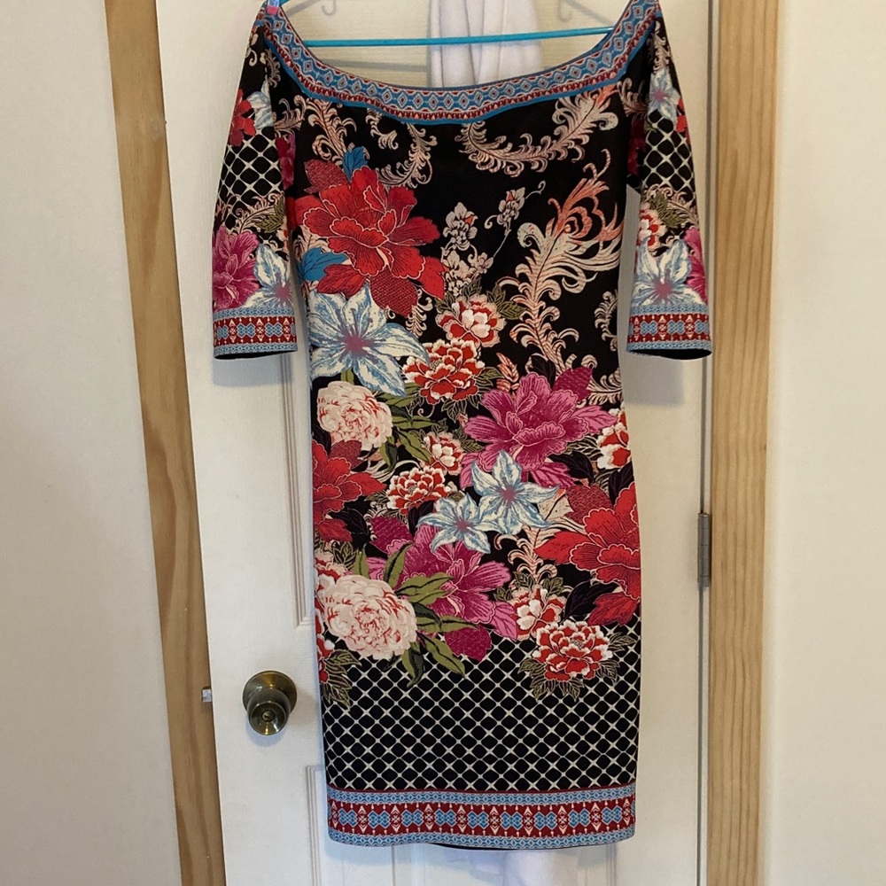 Floral Off-Shoulder form fitting beautifully crafted